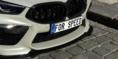 bmw m8 competition car plate